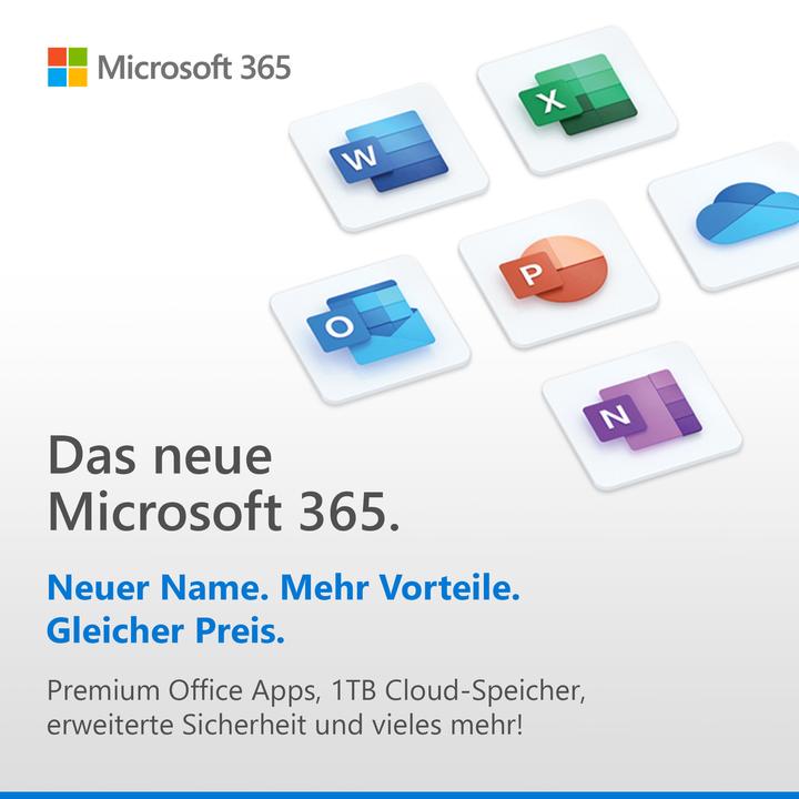 Actual product image Microsoft 365 Family Deutsch (6 User, 12 months)
