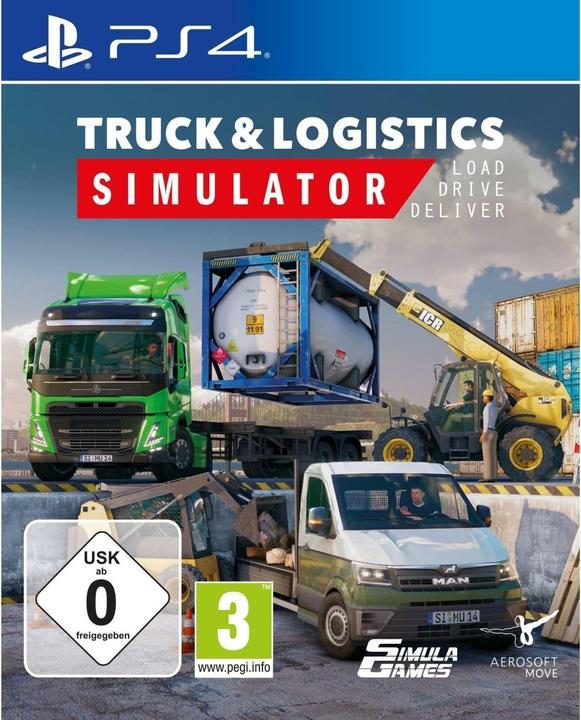 Produktbild Aerosoft Truck + Logistics Simulator (PS4, DE)