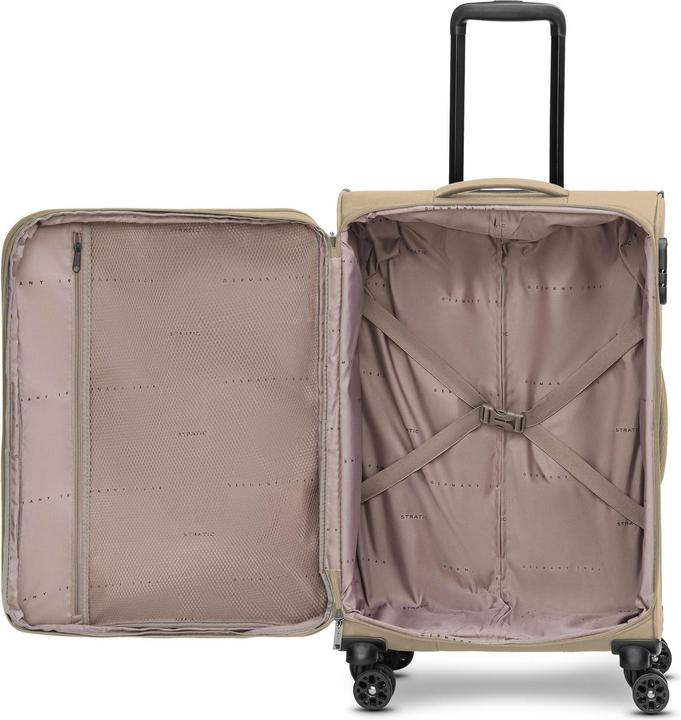 Actual product image Stratic taska 4-wheel suitcase set, 3 pieces, with stretch fold (233 l, XL (from 140l))
