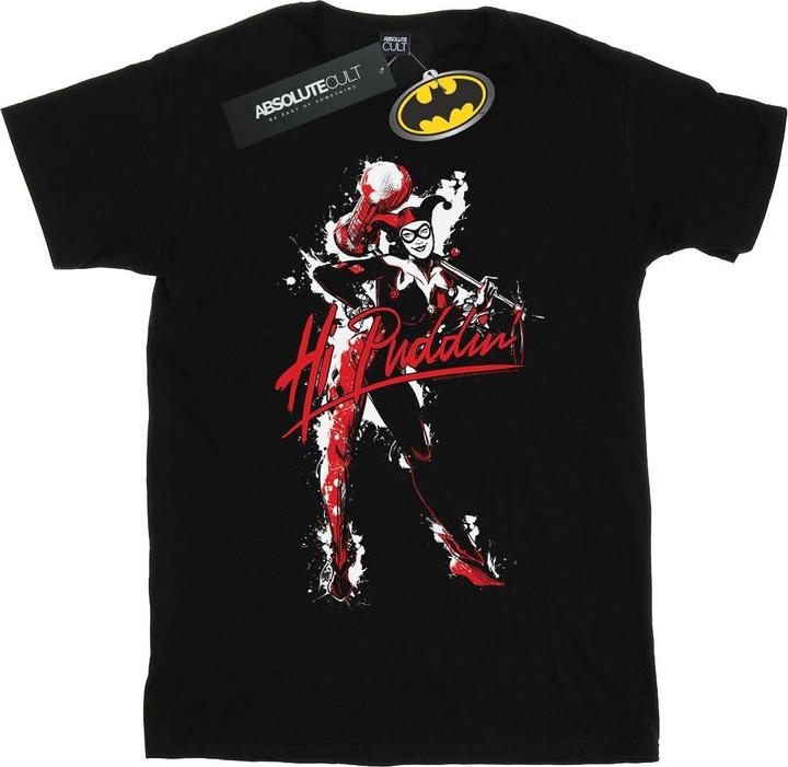 Harley Quinn Hi Puddin Baumwolle Boyfriend TShirt