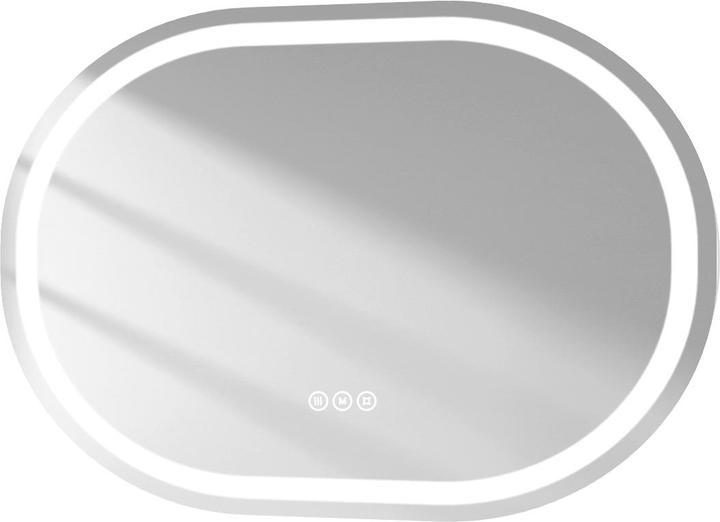 Produktbild Emke Badspiegel mit Beleuchtung Φ60cm,Beschlagfrei, 3 Farbtemperaturen(3000K-6500K) und dimmbaren