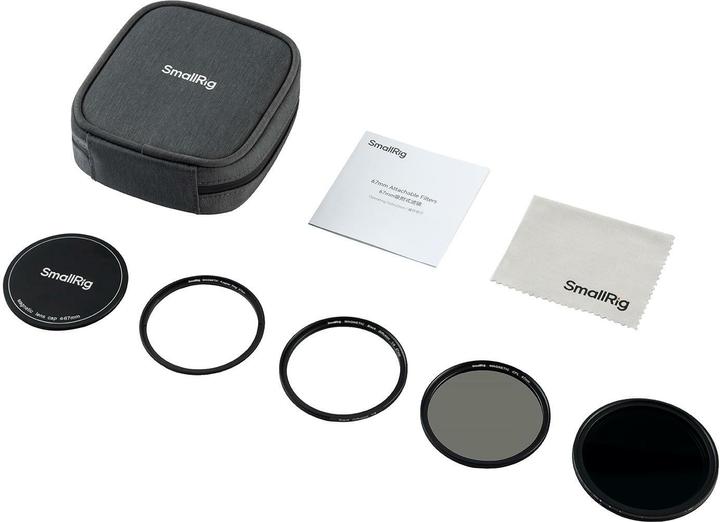 SmallRig 5-in-1 Attachable Filter Kit (67 mm, Black Mist Filter, 67 mm)