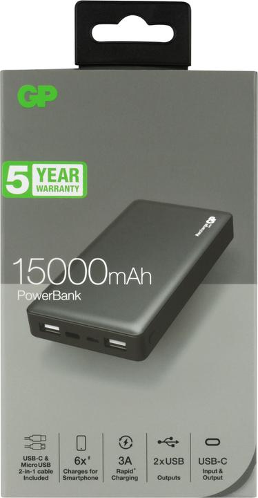 Produktbild GP Batteries MP15MA (15000 mAh, 55.50 Wh)