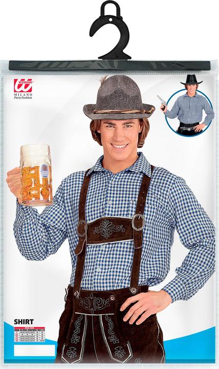 Produktbild Widmann Oktoberfest Herren Langarm Hemd kariert (XL)