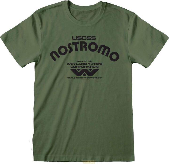 Heroes Inc Alien T-Shirt Retro Nostromo Grösse M (M)