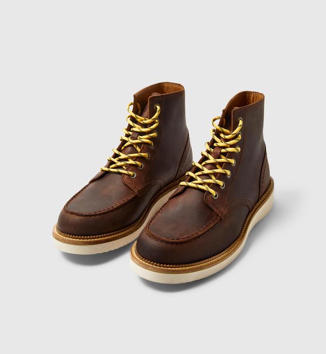 Actual product image Selected Homme Moc Toe Leather Boots (40)