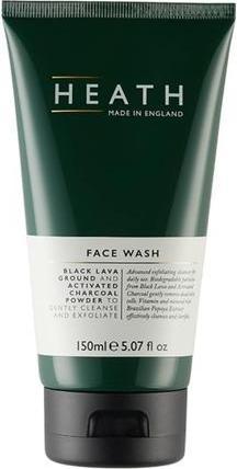 Immagine prodotto Heathcote & Ivory Heath Face Wash for Men Detergente Esfoliante Avanzato con Lava Nera e Carbone Attivo 150ml (150 ml)