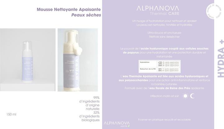 Actual product image Alphanova Thermal Care Cleansing Foam Soothing Foam (Foam, 150 ml)