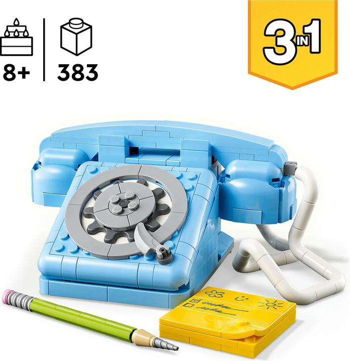 Produktbild LEGO Retro-Telefon (31174, LEGO Creator 3-in-1)