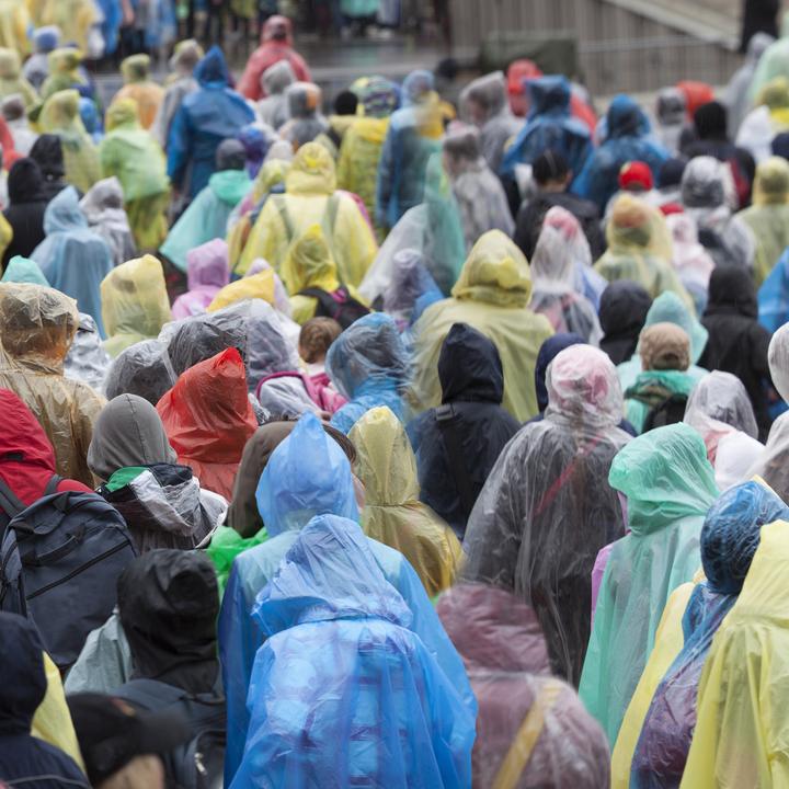 Produktbild Relaxdays 10x Regenponcho (10)