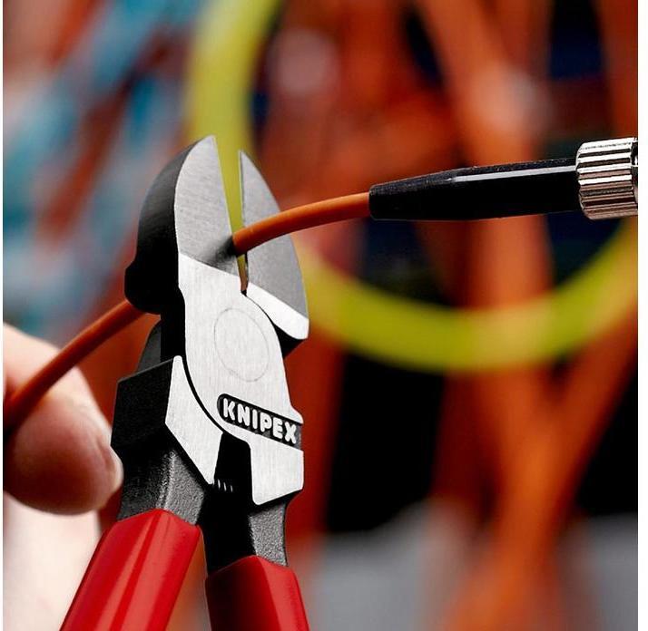 Actual product image Knipex Side cutters for fibre optic cables (160 mm)