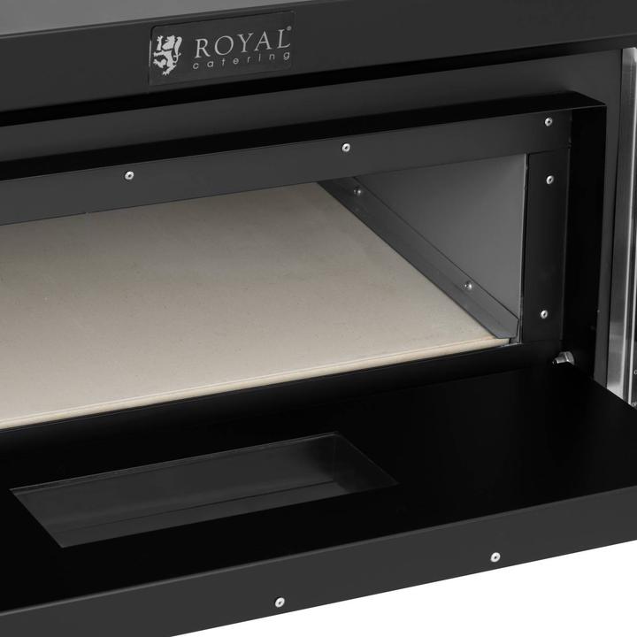 Actual product image Royal Catering Pizza oven - 1 chamber - 4200 W - Ø 58 cm - (Pizza oven Gastro)