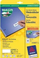 Actual product image Avery Removable adhesive
