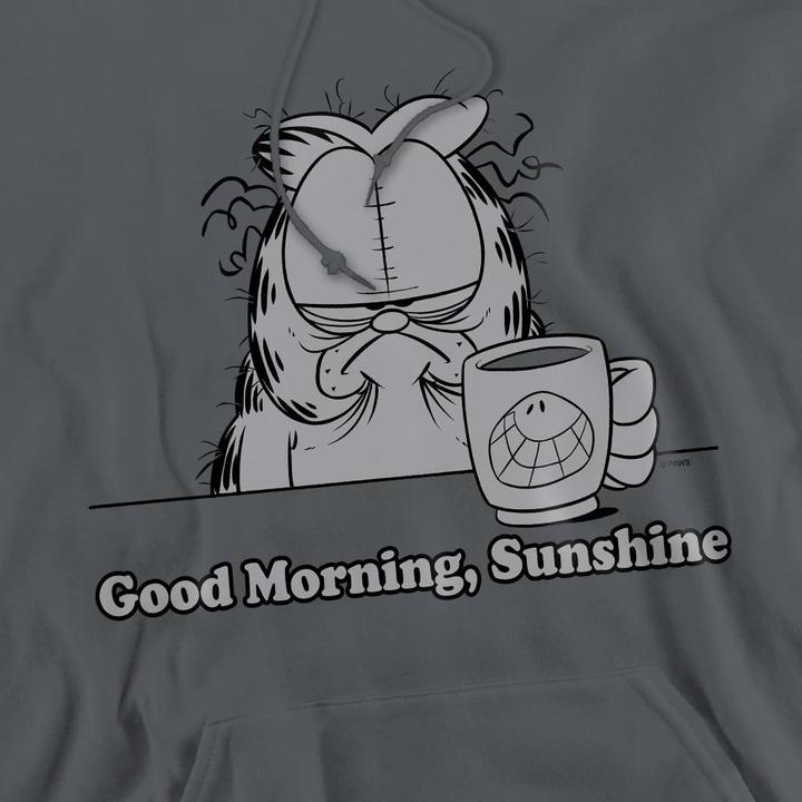 Immagine prodotto Garfield Good Morning Sunshine Felpa con Cappuccio Uomo (L)