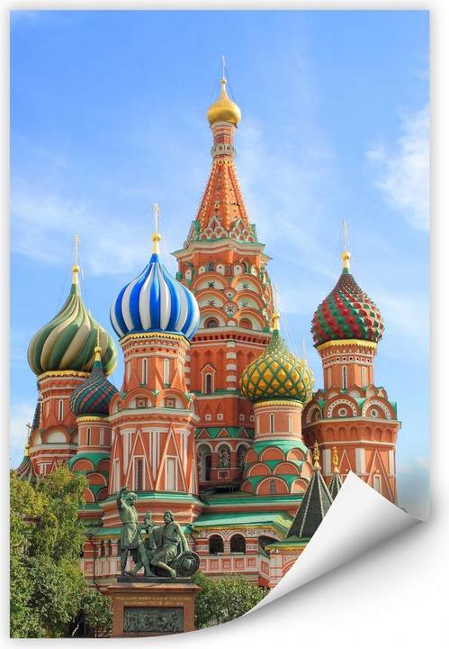 Produktbild Trenddeko St. Basilius Kathedrale Moskau (70 x 100 cm)