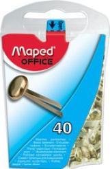 Actual product image Maped Round-head pattern bag clips, made of brass, 17 mm
