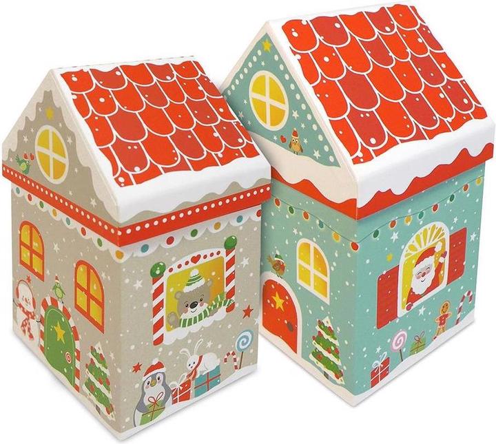 Produktbild Braun + Company Geschenkbox X-Mas Houses 2-teilig (Geschenkbox, 2 x)