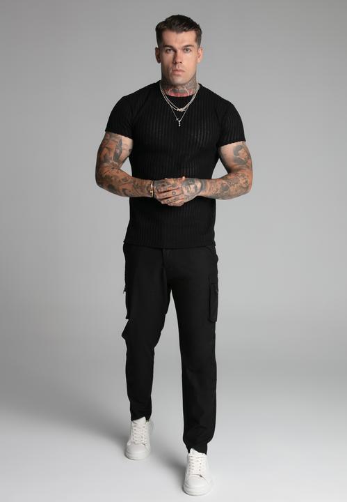 Image du produit Siksilk Textured Muscle Fit T-Shirt (L)