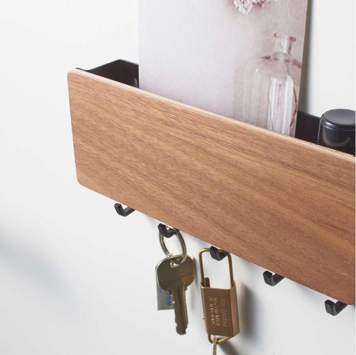Image du produit Yamazaki Tableau à clés magnétique avec rangement RIN