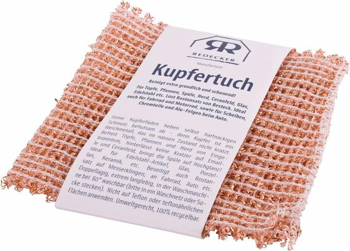 Produktbild Bürstenhaus Redecker Kupferlappen (2 Stk.)