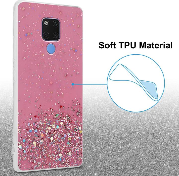 Actual product image Cadorabo TPU cover sparkling glitter (Mate 20)