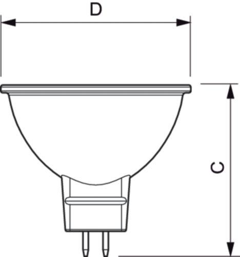 Produktbild Philips MAS spot (GU5.3, 35 W, 450 lm, 1 x, G)