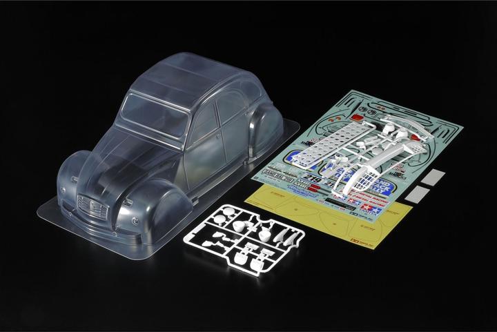 Actual product image Tamiya Citroen 2CV Rally Body Parts Set