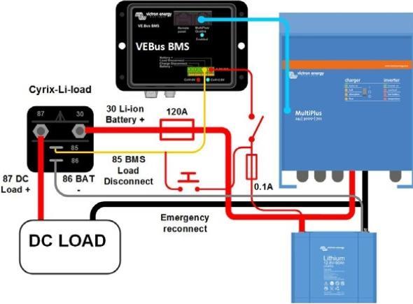 Produktbild Victron Energy Cyrix-Li-Load CYR010120450 Batterieüberwachung