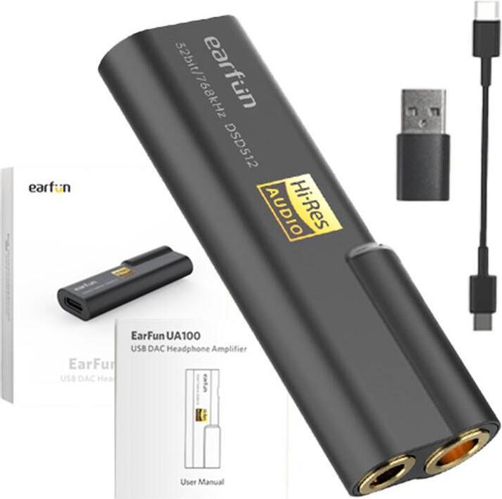 Image du produit EarFun Wzmacniacz słuchawkowy USB-C UA100 (czarny)