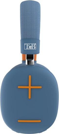 Produktbild T'nB Casque Micro Bluetooth Bounce (Bleu/Orange) (ANC, 50 h, Kabellos)