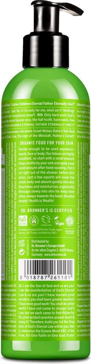 Produktbild Dr. Bronner's Organic Body Lotion Patchouli Lime 240 ml (Körperlotion, 240 ml)