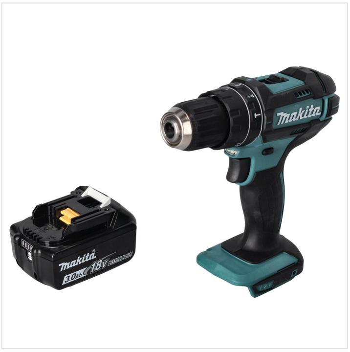 Produktbild Makita DHP 482 F1 Akku Schlagbohrschrauber 18 V 62 Nm + 1x Akku 3,0 Ah - ohne Ladegerät (Akkubetrieb)