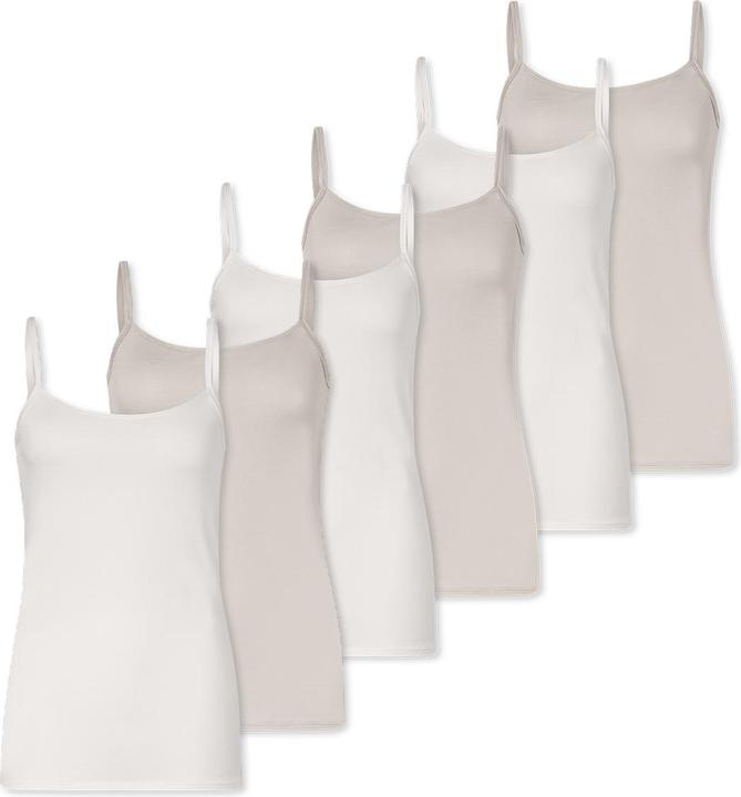 Produktbild Schiesser 6er Pack Modal Essentials Spaghetti Top (48, 4XL)