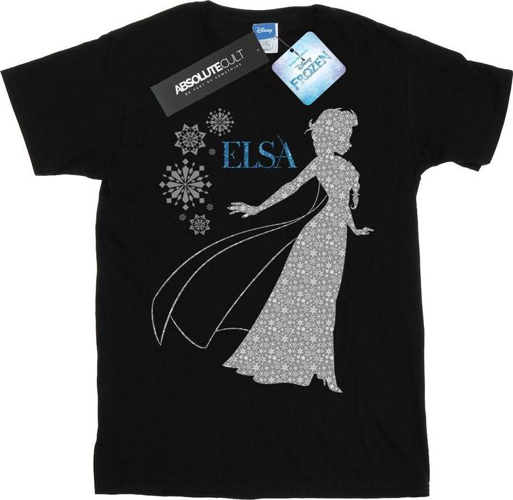 Disney Frozen Elsa Christmas Silhouette TShirt Jungen