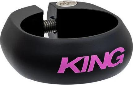 Chris King Sattelklemme, 34.9mm, two tone black/punch