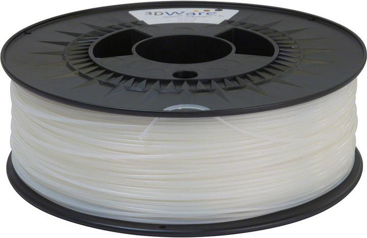Produktbild Dutch Filaments Filament (PLA, 1.75 mm, 1000 g, Transparent, Weiss)