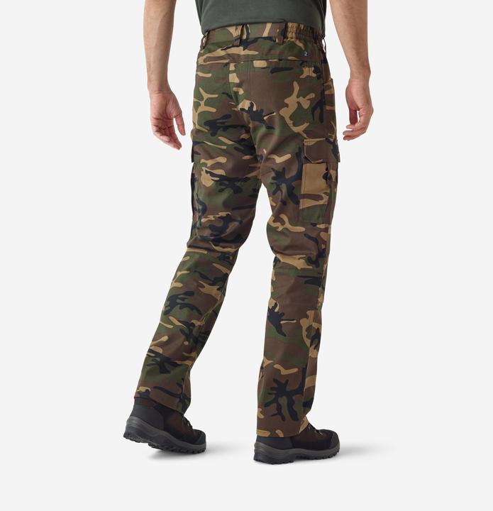 Actual product image Solognac Jagdhose Steppe 500 Cargo strapazierfähig Camouflage grün (S)