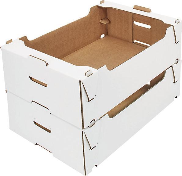 Image du produit Terra Plateau emboîtable, haut, double cannelure, dim. int. 572 x 383 x 161 mm, à (1 x)