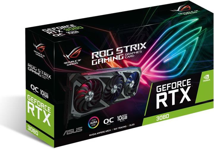Actual product image ASUS GeForce ROG STRIX RTX 3080 O10G GAMING (10 GB)