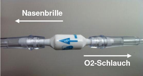 Kröber Schlauchverbinder FireSafe Rückschlagventil für O2