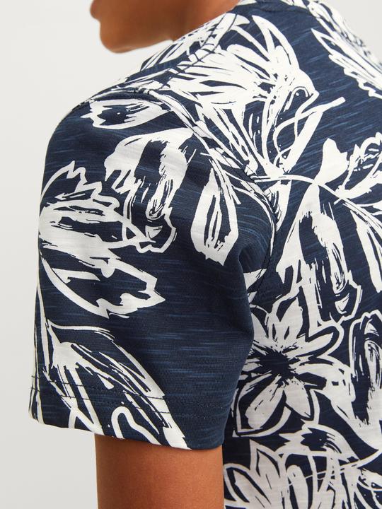 Actual product image Jack & Jones Jorlafayette Aop Tee Ss Crew Neck Jnr (152)