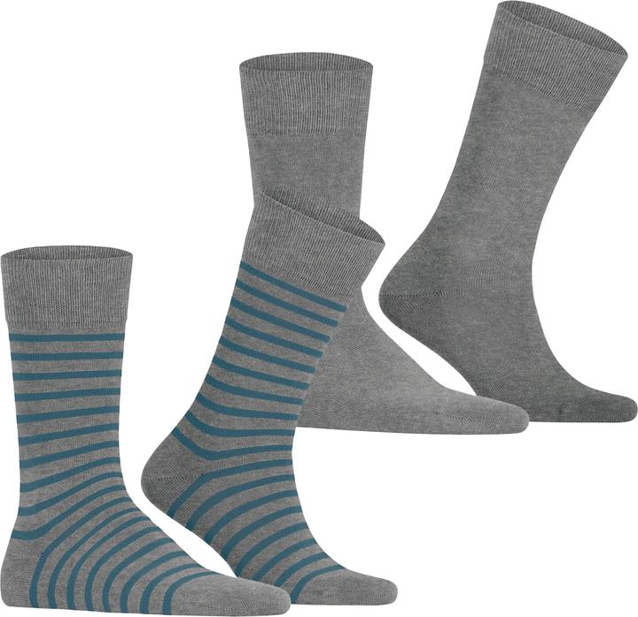 Immagine prodotto Esprit Fine Stripe 2-Pack Herren (Confezione da 2, 39 - 42)