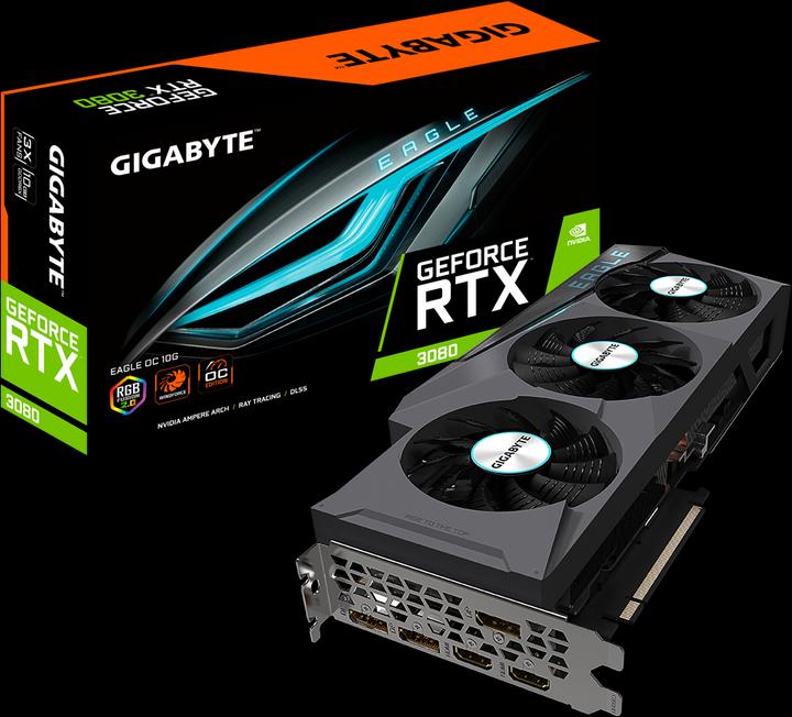 Produktbild Gigabyte GeForce RTX 3080 EAGLE OC (10 GB)