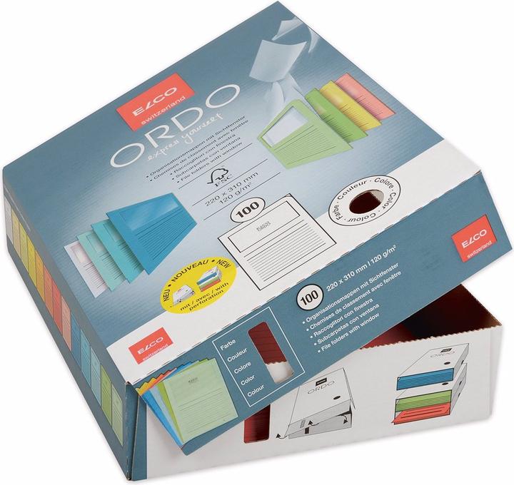 Actual product image Elco Ordo classico transparent cover (A4, 100 x)