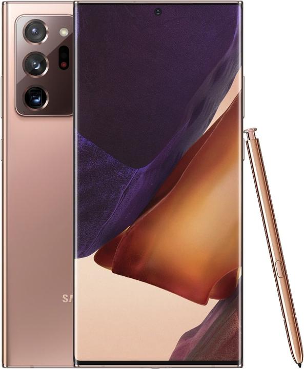 Samsung Galaxy Note 20 Ultra Snapdragon (256 GB, Mystic Bronze, 6.90", Hybrid Dual SIM, 108 Mpx, 5G)