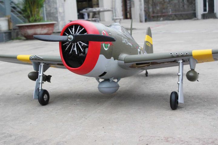 Immagine prodotto Seagull Models SG-Models ) P-47D Little Bunny MK-II 10ccm 55" con carrello di atterraggio retrattile elettrico (Merlo)