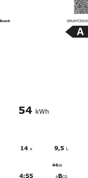 Produktbild Bosch Hausgeräte Unterbau-Geschirrspüler