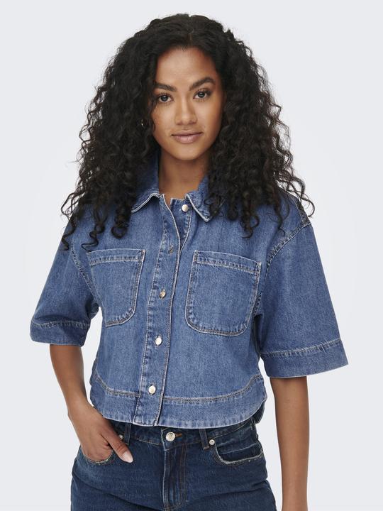 Immagine prodotto Only Camicia di jeans dal taglio corto (XS)