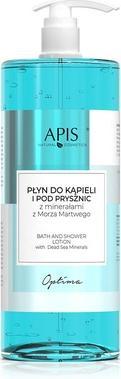 Apis Natural Cosmetics Optima Bath and Shower Lotion płyn do kąpieli i pod prysznic z minerałami z Morza Martwego 1000ml (1000 ml)
