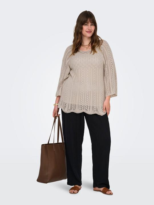 Produktbild Only Normal geschnitten Rundhals Plus Pullover Strickpullover (S)